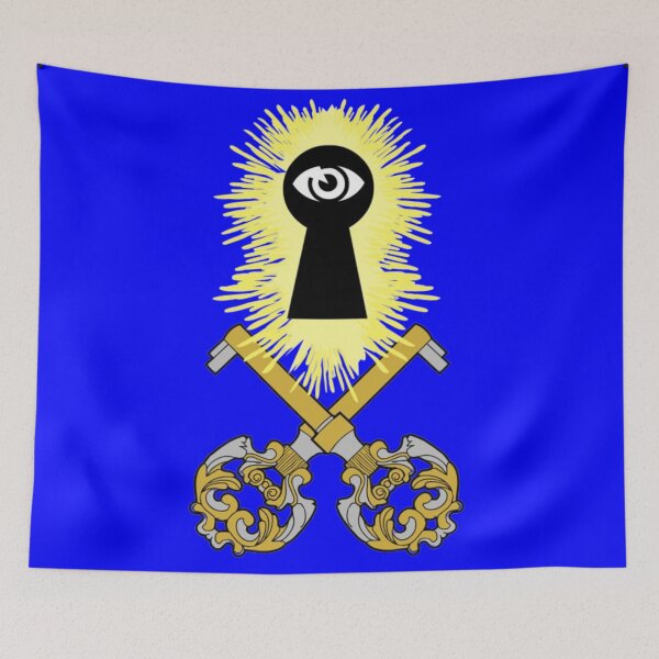 Item preview, Crossed Keys Jolly Roger (Blue) designed and sold by MurpheusTech.
