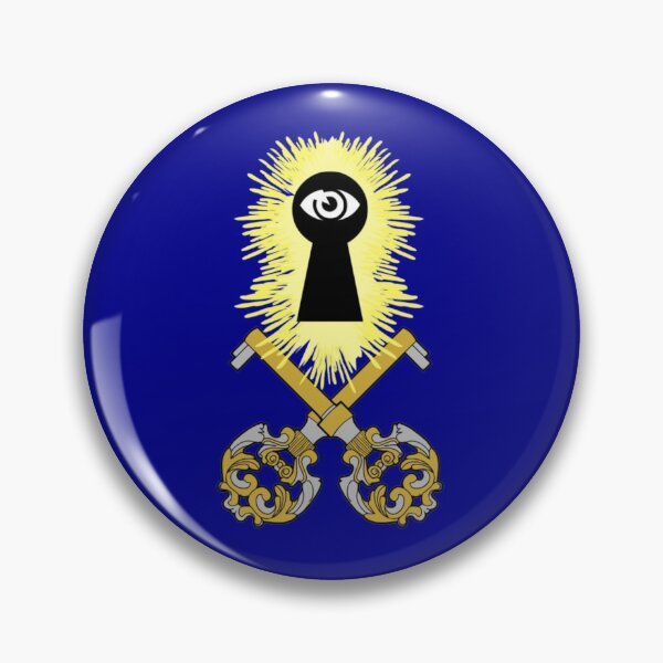 Item preview, Crossed Keys Jolly Roger (Dark Blue) designed and sold by MurpheusTech.