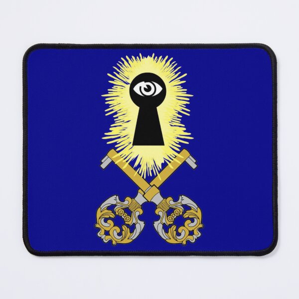 Item preview, Crossed Keys Jolly Roger (Dark Blue) designed and sold by MurpheusTech.