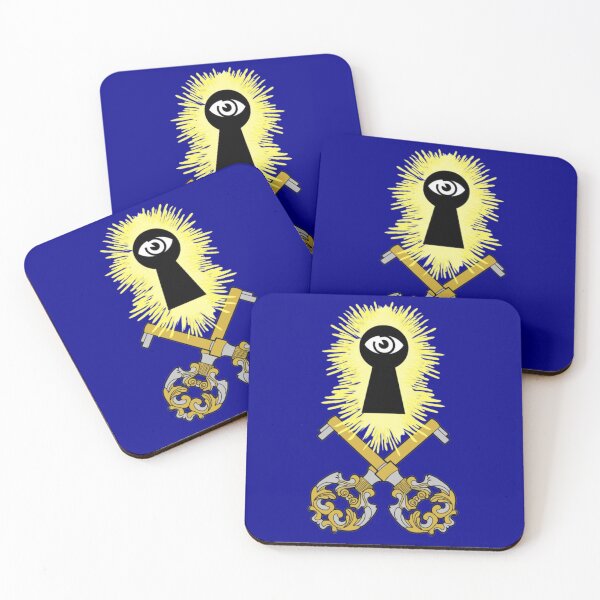 Item preview, Crossed Keys Jolly Roger (Dark Blue) designed and sold by MurpheusTech.