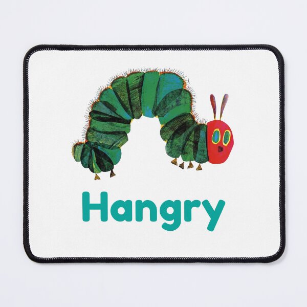 Item preview, Hangry caterpillar funny baby shower gift funny toddler Tshirt book worm funny Tshirt book lover tote hangry sticker designed and sold by LaundrySalt.