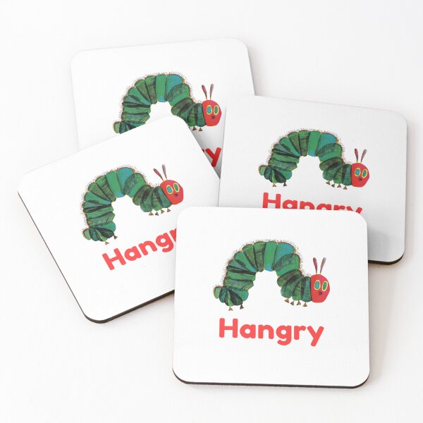 Item preview, Hangry caterpillar funny baby shower gift funny toddler Tshirt book worm funny Tshirt book lover tote hangry sticker designed and sold by LaundrySalt.