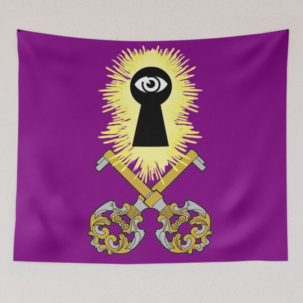 Item preview, Crossed Keys Jolly Roger (Purple) designed and sold by MurpheusTech.