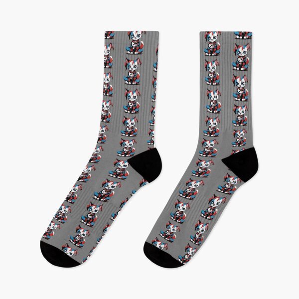 Item preview, Harley The Cat, Product Colour: Grey  designed and sold by Midnight Veil Designs.