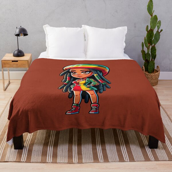 Item preview, Rasta Girl - Cartoon designed and sold by Sovietmovies.