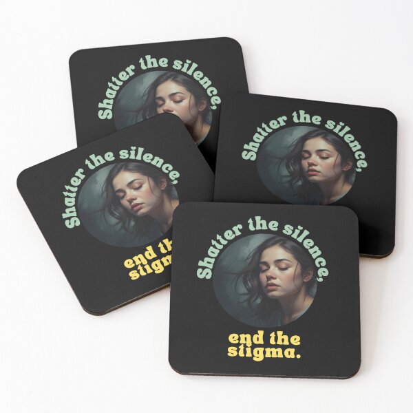 Item preview, Shatter the silence, end the stigma. designed and sold by Mechanical-Artt.