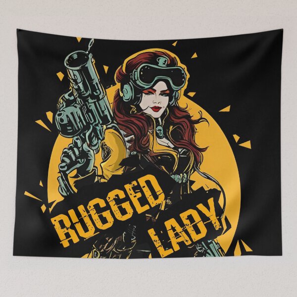 Item preview, rugged lady designed and sold by aliraweb.