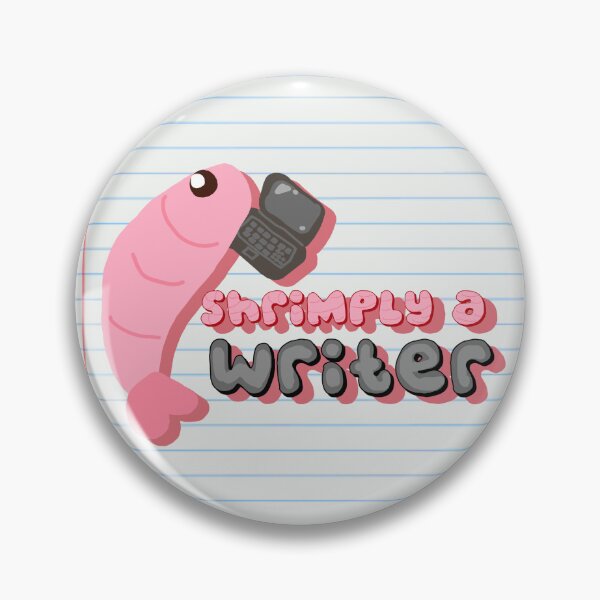 Item preview, writer shrimp designed and sold by Sena Graham.