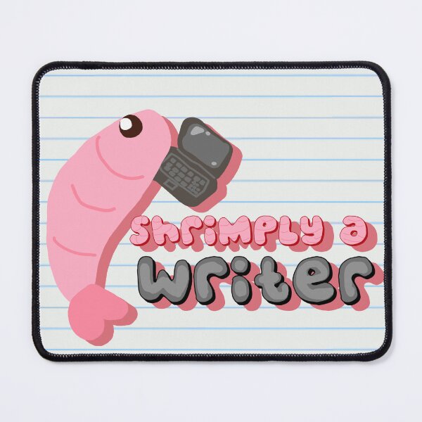 Item preview, writer shrimp designed and sold by Sena Graham.
