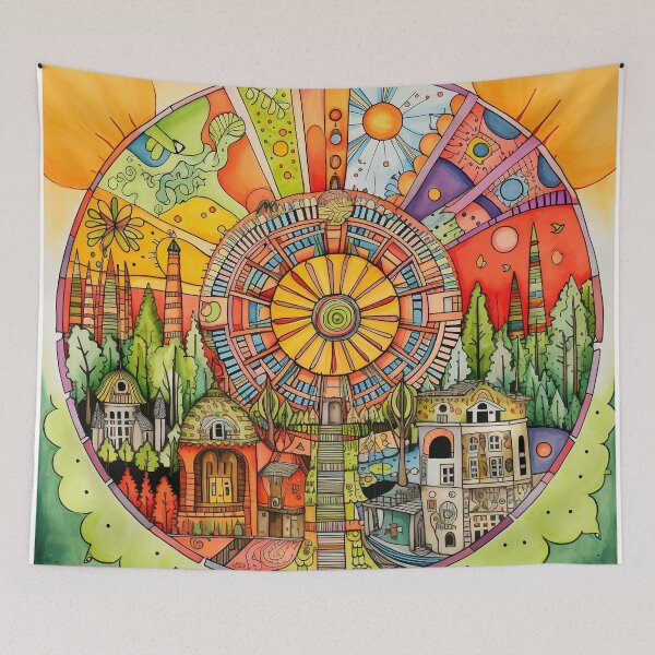 Item preview, Daloria - Summer Mandala (4/10) designed and sold by sabantha.