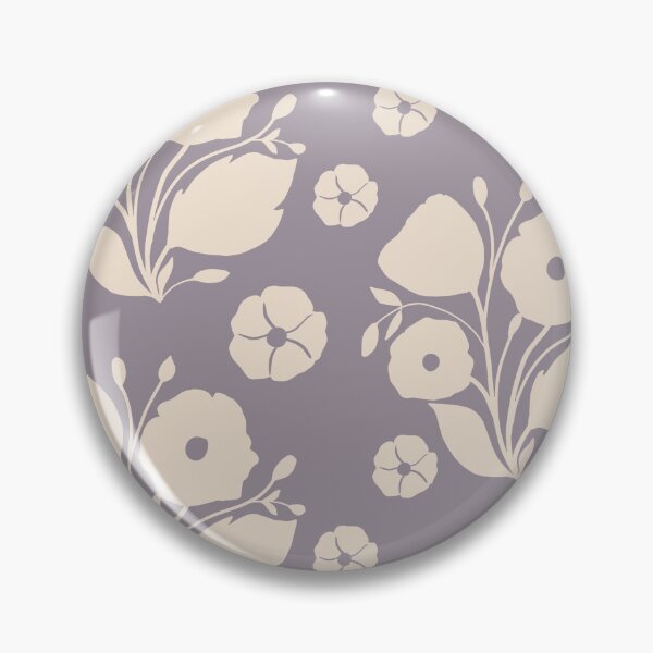 Item preview, Hazy Lilac and Pristine floral design. Benjamin Moore colors. designed and sold by ahahdodo.