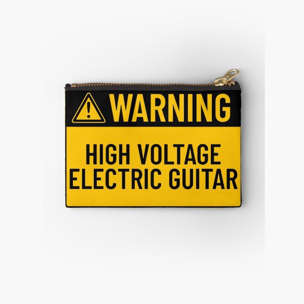 Item preview, Warning: High Voltage Electric Guitar designed and sold by mr-k-store.