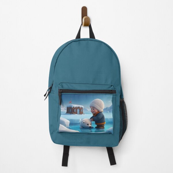 Item preview, Child with baby Arctic seal designed and sold by Astralia.