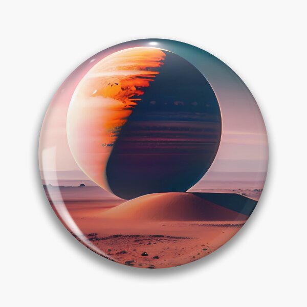 Item preview, View of a planet from the desert designed and sold by Hydnaart.