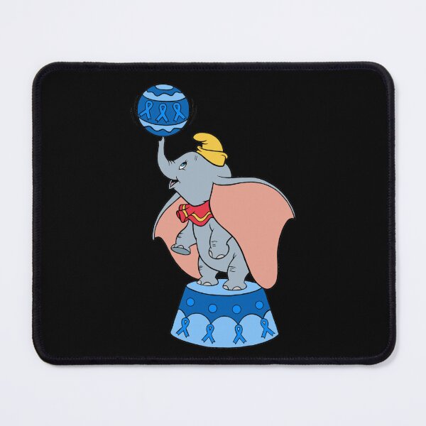 Item preview, Circus elephant awareness ribbon (Blue) designed and sold by CaitlynConnor.