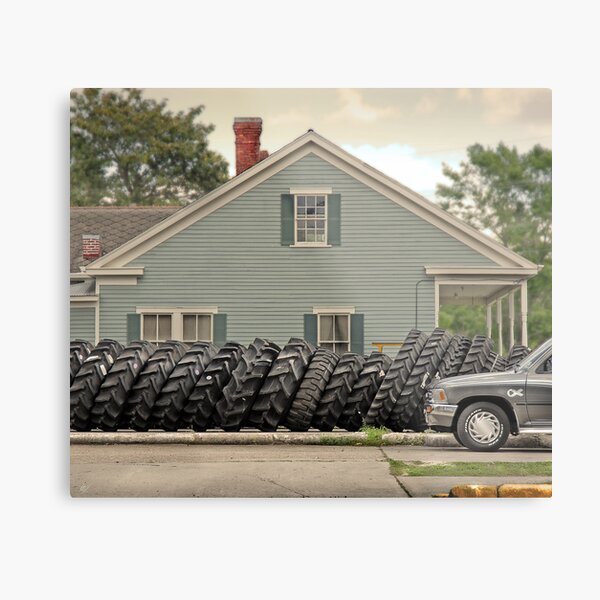 Louisiana Tires Metal Print