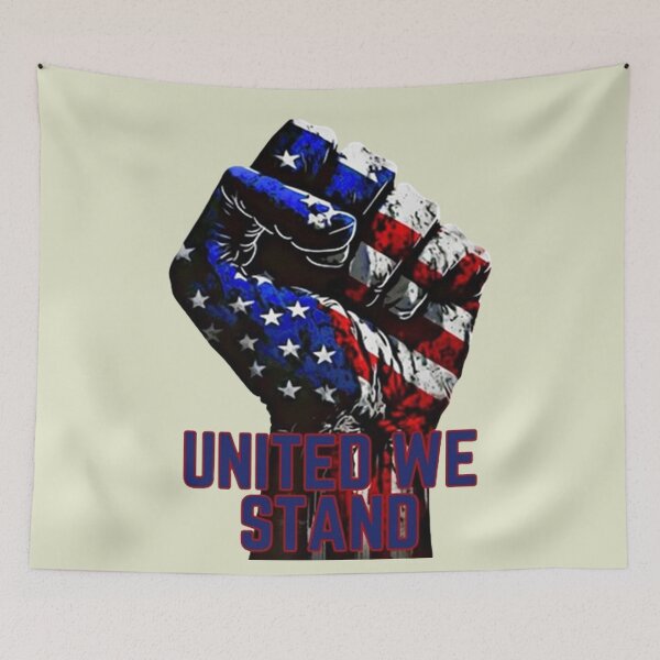 Item preview, United We Stand/Raised Fist - American Flag designed and sold by Vicky021.