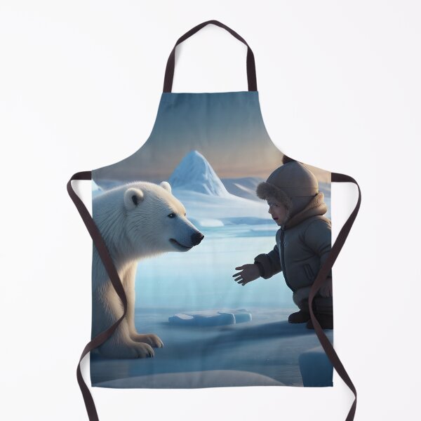 Item preview, Child with polar bear in Antarctica designed and sold by Astralia.