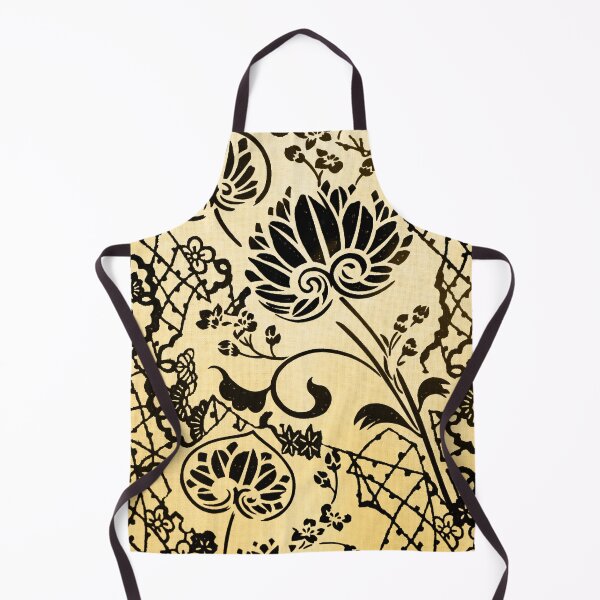 Item preview, Japanese Katagami Stencil Hasu Lotus Flower designed and sold by ChidoriVintage.