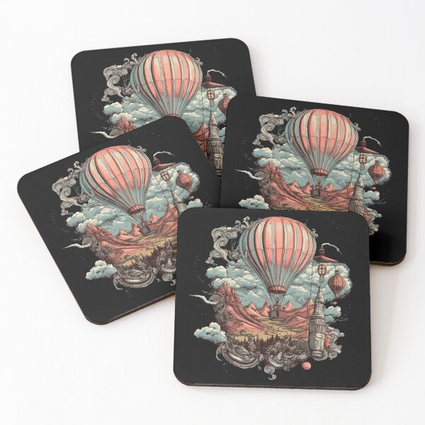 Item preview, Vintage Victorian Hot Air Balloon #1 designed and sold by Digital Media Buzz Content.