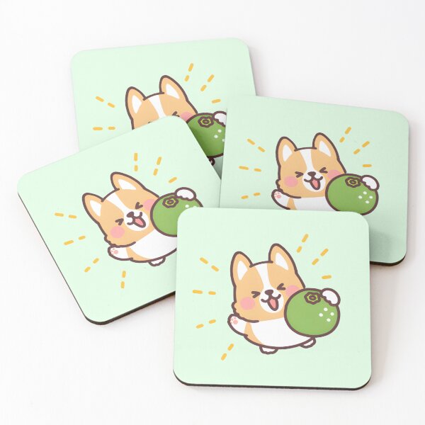 Item preview, Lime - Fruit corgi designed and sold by Kappadog.