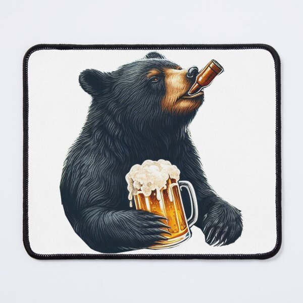 Item preview, Black Bear Funny Drinking Beers designed and sold by clintang.