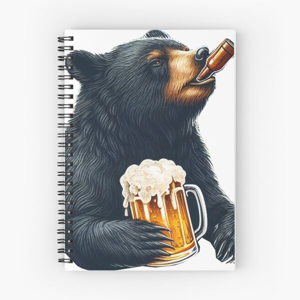 Item preview, Black Bear Funny Drinking Beers designed and sold by clintang.