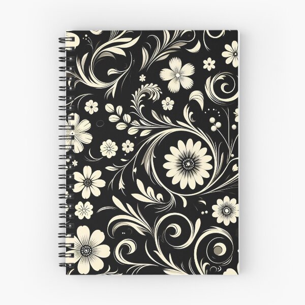 Item preview, Black Floral Pattern designed and sold by GraphicsClub.