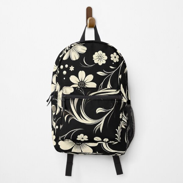 Item preview, Black Floral Pattern designed and sold by GraphicsClub.