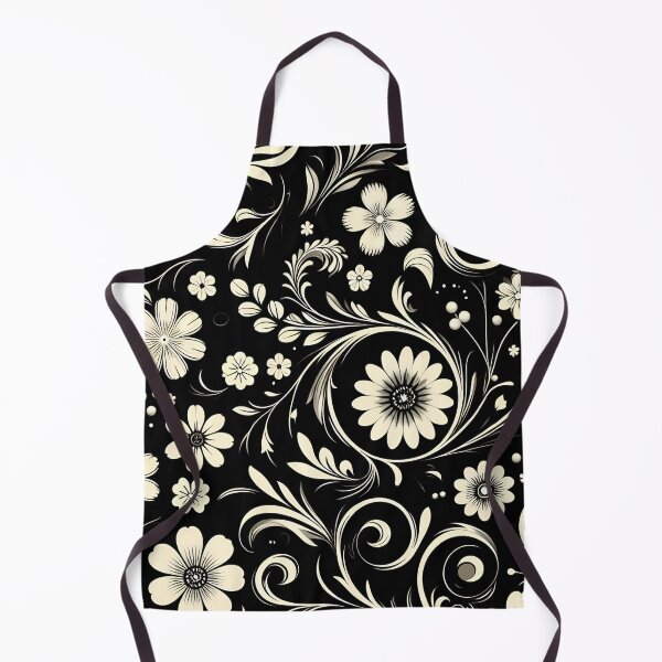 Item preview, Black Floral Pattern designed and sold by GraphicsClub.