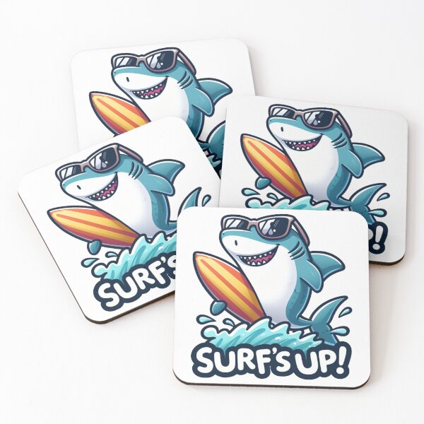Item preview, Surfing Shark Cute designed and sold by clintang.
