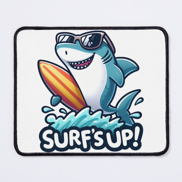 Item preview, Surfing Shark Cute designed and sold by clintang.