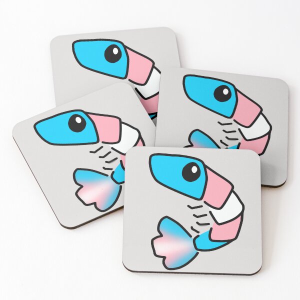 Item preview, Pride Flag Trans Shrimp designed and sold by doodledont.