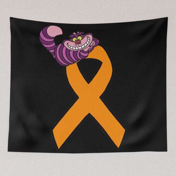 Item preview, Smiling Cat Awareness Ribbon (Orange) designed and sold by CaitlynConnor.
