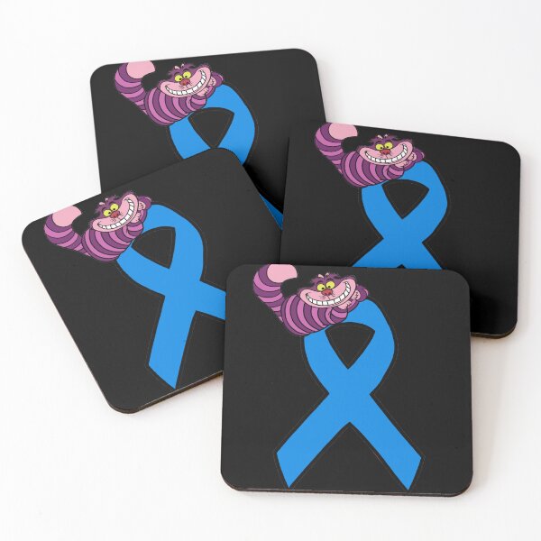 Item preview, Smiling Cat Awareness Ribbon (Blue) designed and sold by CaitlynConnor.