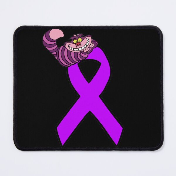 Item preview, Smiling Cat Awareness Ribbon (Purple) designed and sold by CaitlynConnor.