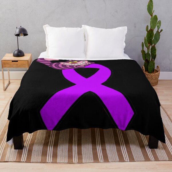 Item preview, Smiling Cat Awareness Ribbon (Purple) designed and sold by CaitlynConnor.