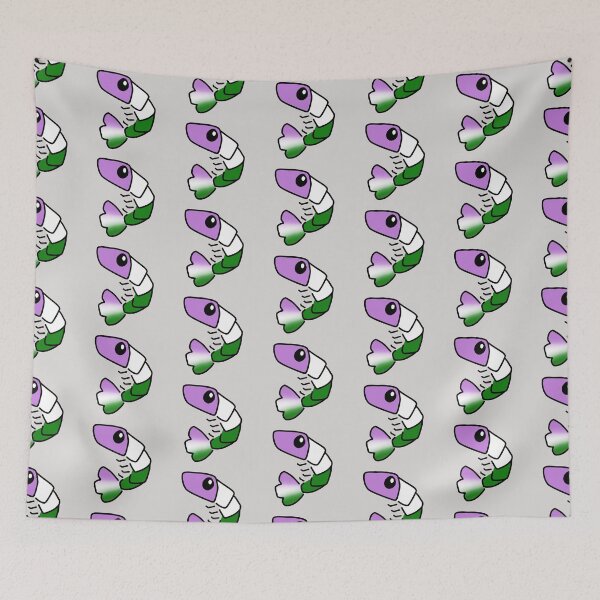 Item preview, Pride Flag Genderqueer Shrimp designed and sold by doodledont.
