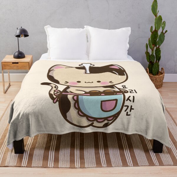 Item preview, Cute Cat Chef baking Cupcake - 요리 시간 in korean - Kawaii Baking Kitty designed and sold by Kimchi-style-.