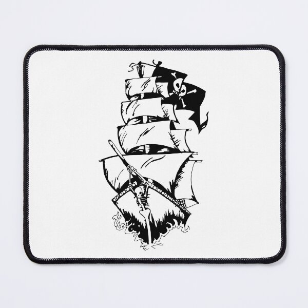 Item preview, Comic-Style Pirate Ship designed and sold by VintageBazaar.