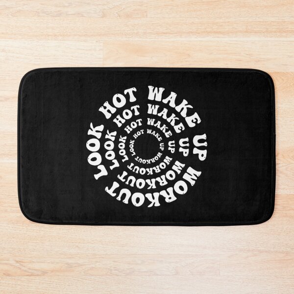 Item preview, Wake up & Workout, Retro Fitness Gym Motivation designed and sold by Singhe Design.