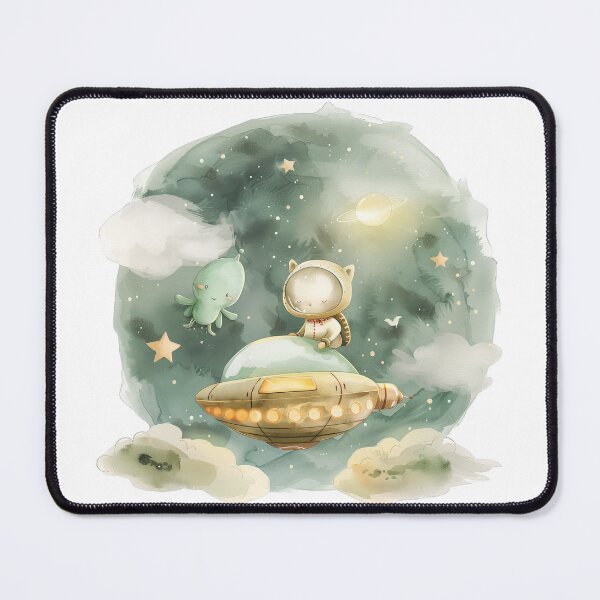 Item preview, Kawaii Cat Astronaut Adventure Outer Space Collection 28 designed and sold by tjnextgen99.