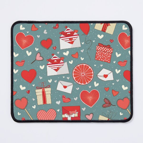 Item preview, Whimsical Valentine’s Day Pattern with Love and Treat designed and sold by creativekrish.