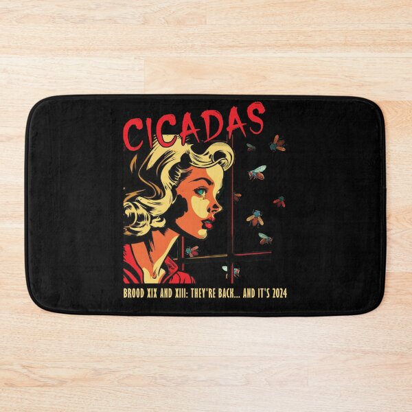 Item preview, Cicada Invasion 2024 Brood XIX and XIII Horror Movie Poster Cicadas Invasion designed and sold by stylesip.