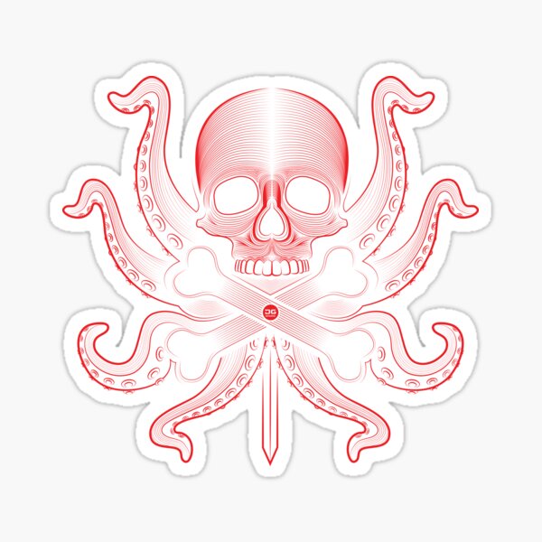 Pirate Skull Sticker