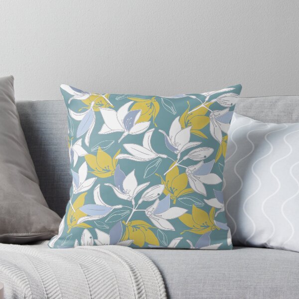 Artikel-Vorschau von Azalee Frühlingsblumen in Enteneiblau, designt und verkauft von Butterfly & Daisy Design Studio.