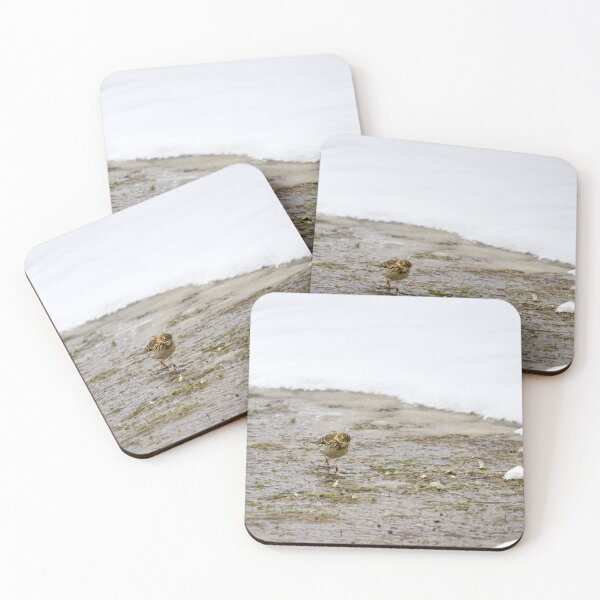 Item preview, On the snowy fields. Meadow Pipit designed and sold by Jouko Lehto Photography.