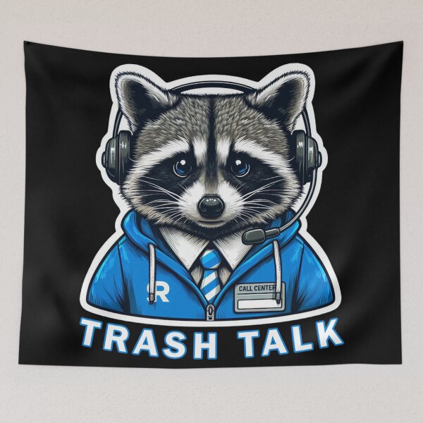 Item preview, Raccoon Call Center designed and sold by Echonn.