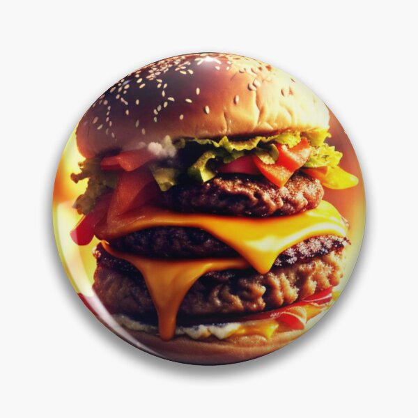 Item preview, Triple decker hamburge designed and sold by Sch1Stickers.
