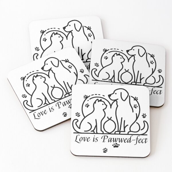 Item preview, Paws & Love: A Heartfelt Bond | Love is Pawwed-fect designed and sold by Inspirahawke.